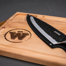 Cargar imagen en el visor de la galería, PACK KANGKAWE CURACAVI (TABLA + CUCHILLO C/FUNDA DE CUERO)