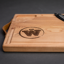 Cargar imagen en el visor de la galería, PACK KANGKAWE CURACAVI (TABLA + CUCHILLO C/FUNDA DE CUERO)