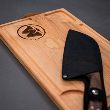Cargar imagen en el visor de la galería, PACK KANGKAWE PANGUIPULLI (TABLA + MACHETE C/FUNDA DE CUERO)