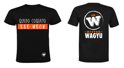 POLERA Mr.W "QUEDO COQUETO ESE WEON"
