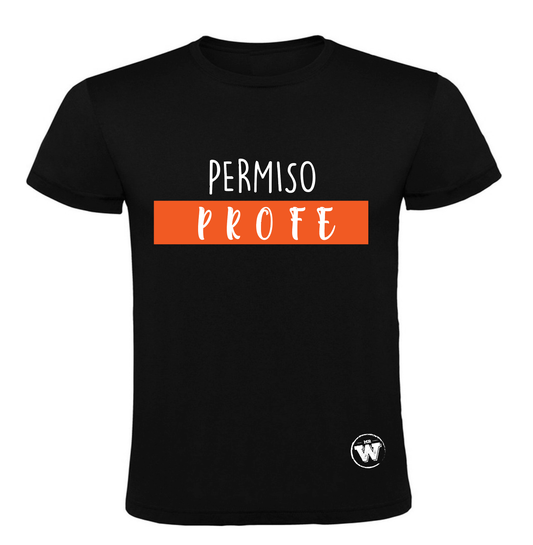 POLERA Mr.W "PERMISO PROFE"