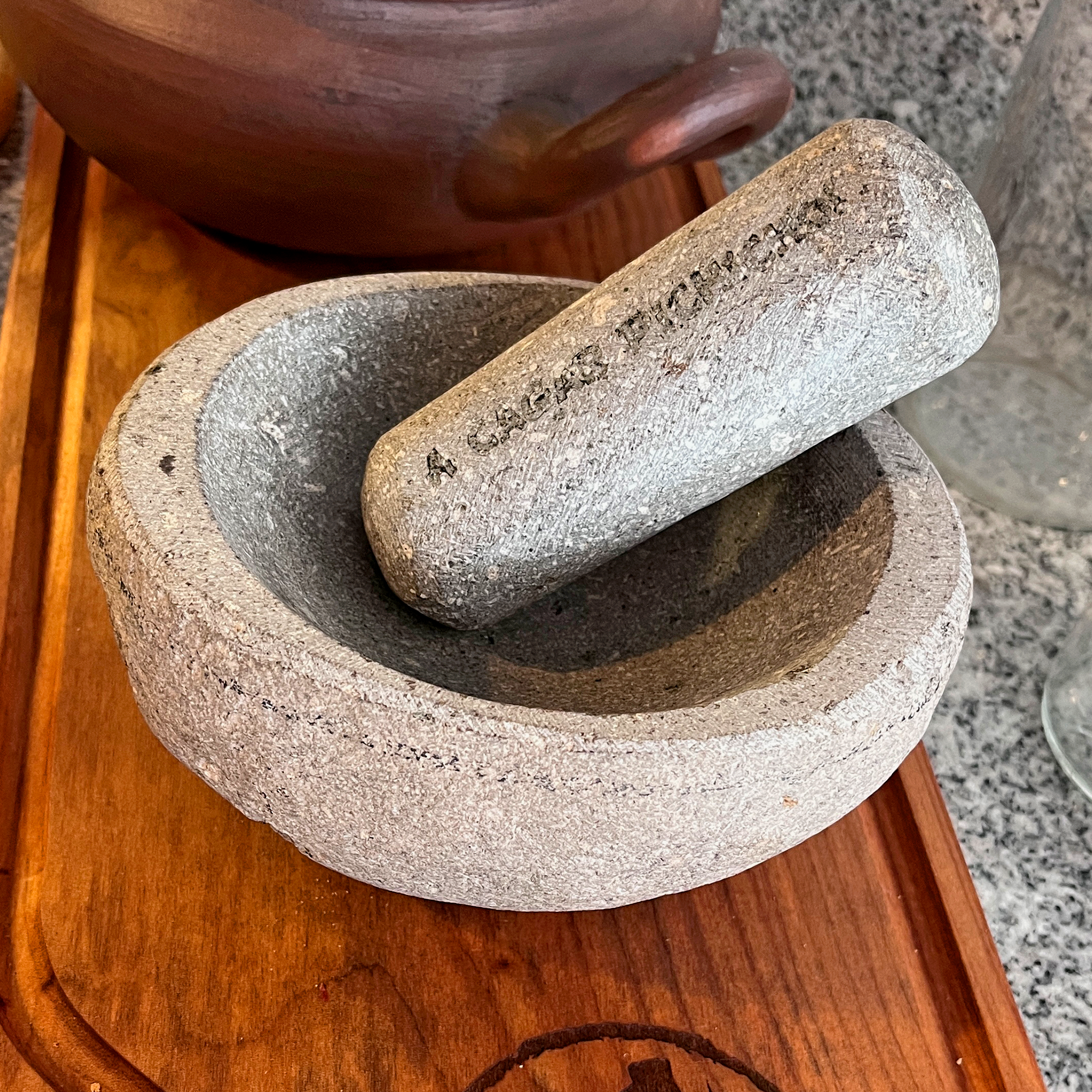 Mortero Piedra de Río – Creado en Chile